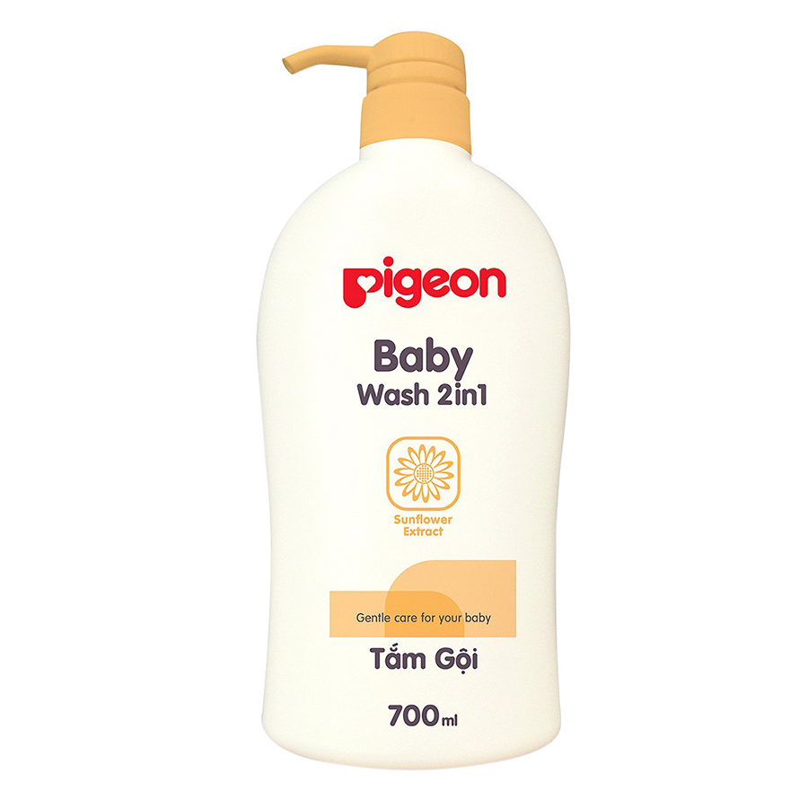 Tắm - Gội Pigeon 2 In 1 Hoa Hướng Dương Chai 700ml