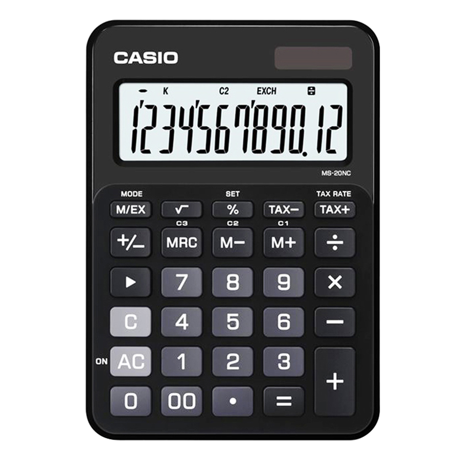 Máy Tính Để Bàn Casio MS-20NC-BK
