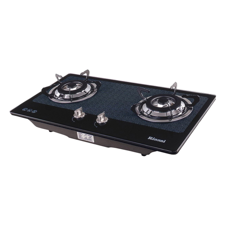 Bếp Ga Âm Rinnai RVB-2BGN - Đen- Hãng chính hãng