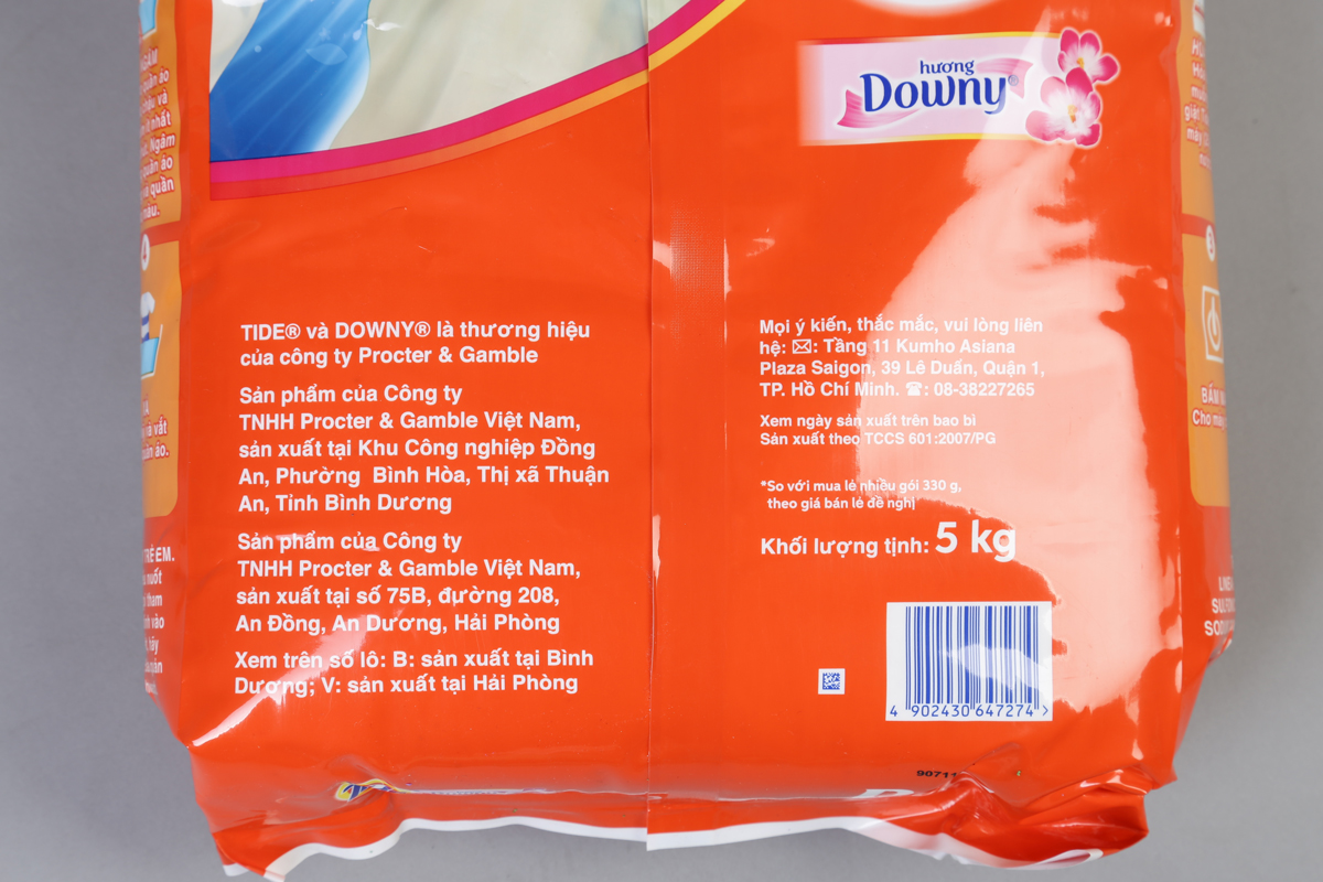 Combo 2 Bột Giặt Tide Hương Downy 5kg