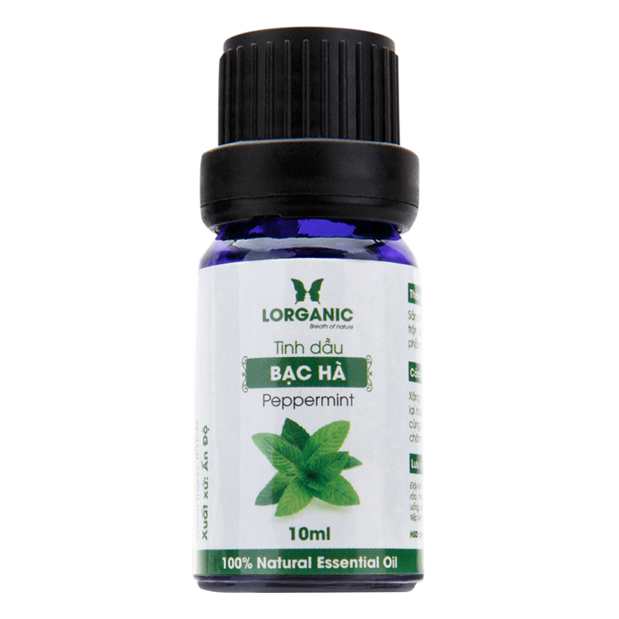 Tinh Dầu Bạc Hà Lorganic (10ml)