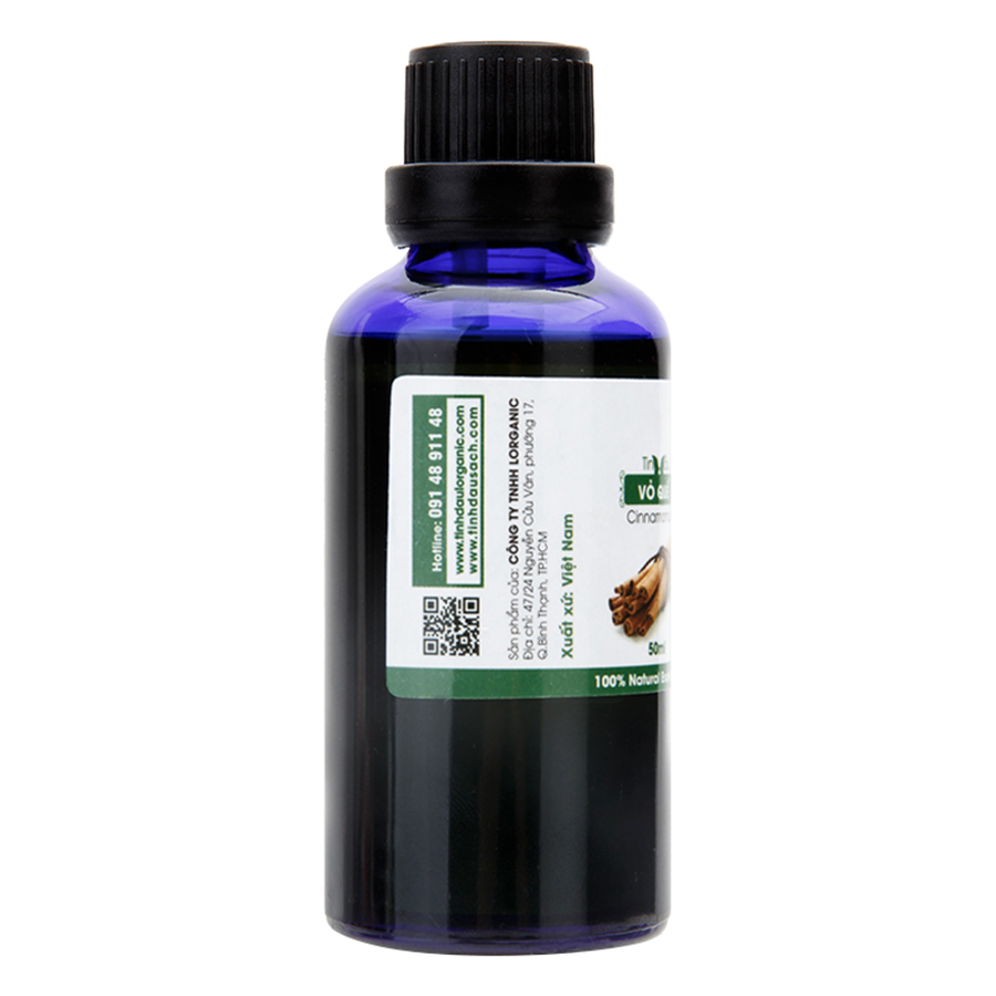Tinh Dầu Vỏ Quế Nguyên Chất Lorganic (50ml)