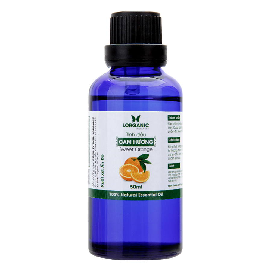 Tinh Dầu Cam Hương Lorganic(50ml)