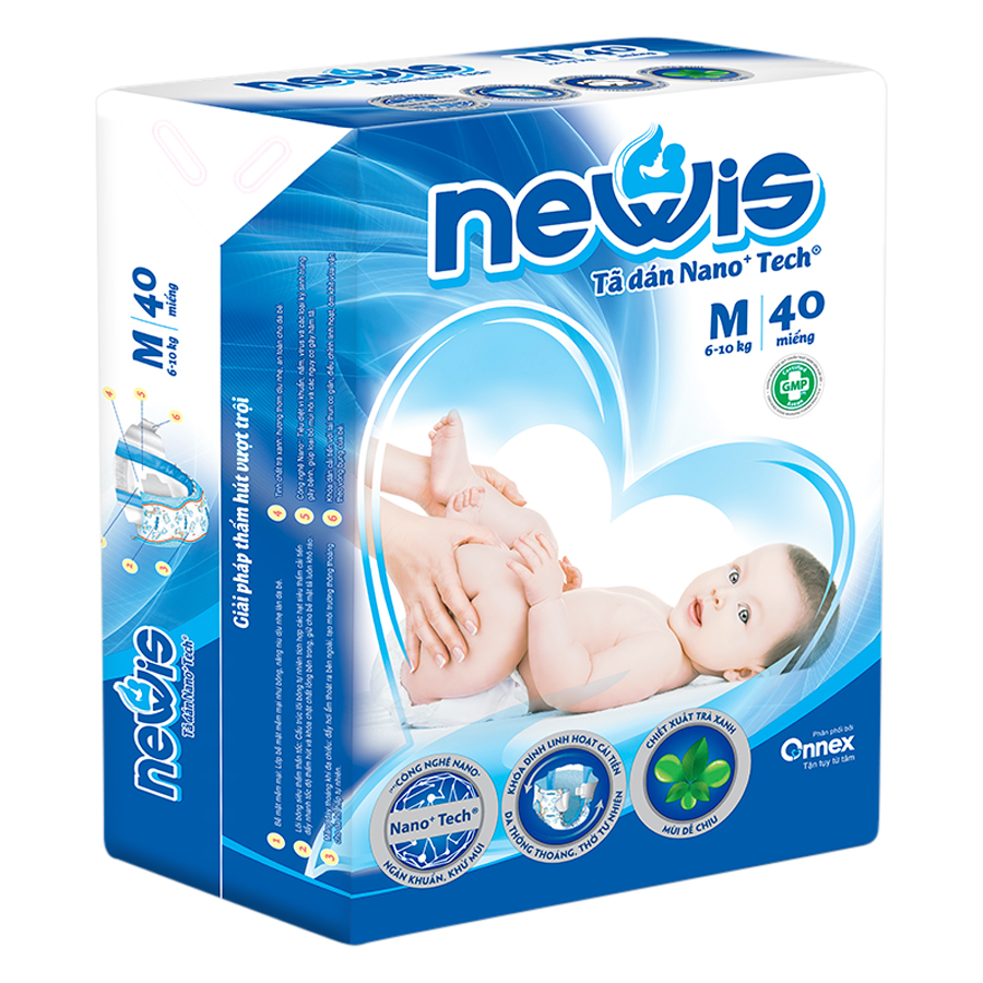 Tã dán Newis Size M (6-10kg)