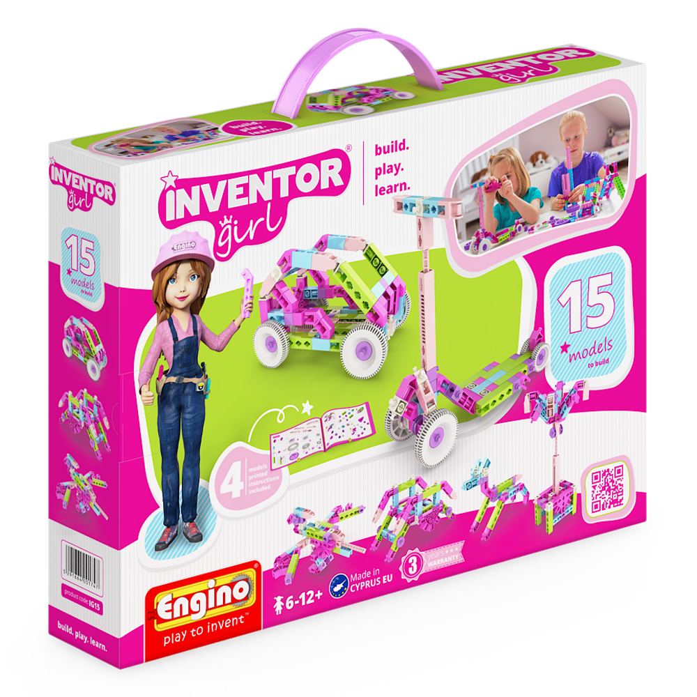 Mô Hình Sáng Tạo Cho Bé Gái Engino Inventor Girl - 15 Mẫu (IG15)