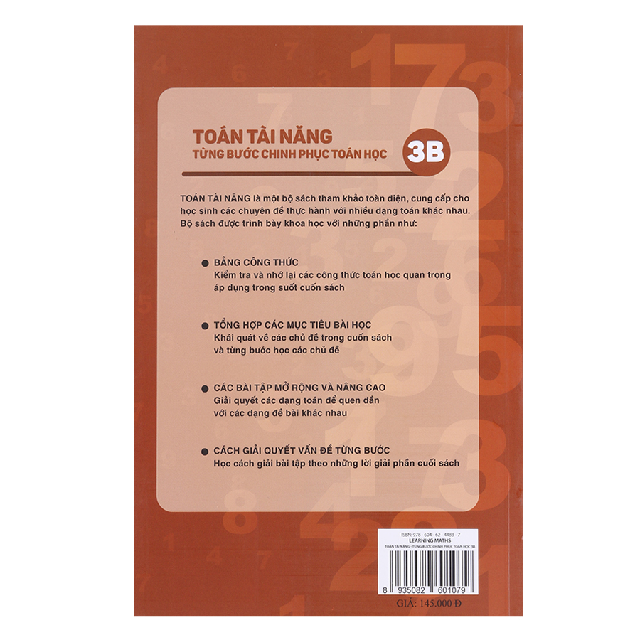 Toán Tài Năng - Từng Bước Chinh Phục Toán Học 3B (8-9 Tuổi)