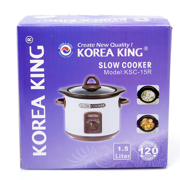 Nồi Tiềm - Nấu Cháo Korea King KSC-15R (1.5L) - Hàng chính hãng