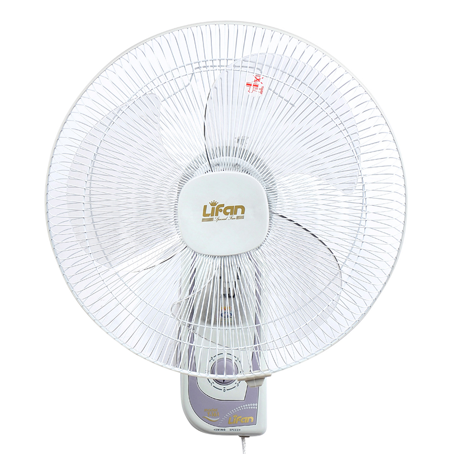 Quạt Treo Tường Lifan T-161 - Xám Trắng - Hàng Chính Hãng