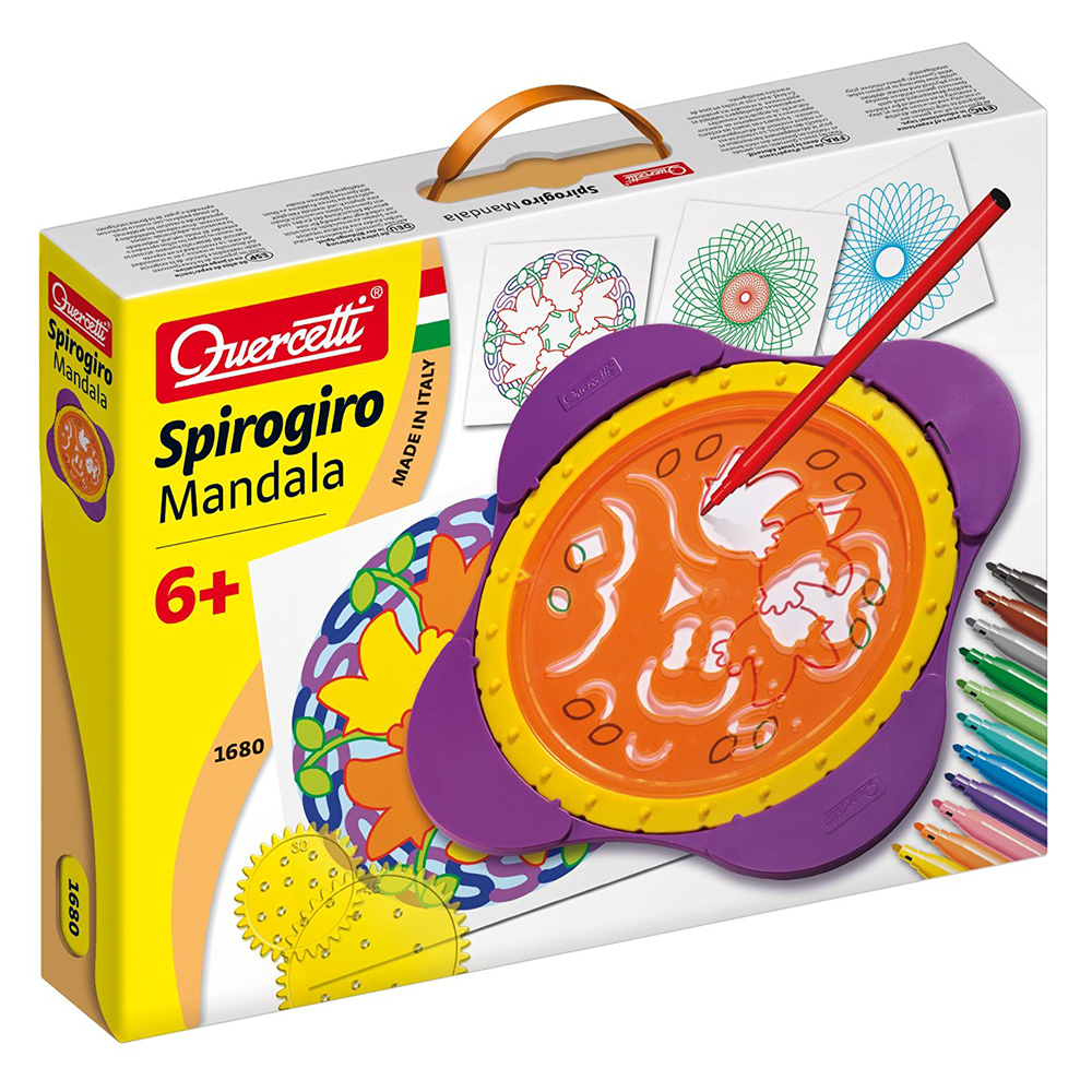 Đồ chơi vẽ hình Spirogiro Mandala Quercetti 1680