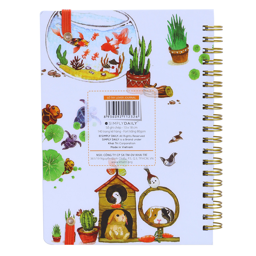 Sổ Lò Xo Lover Journal - The Pet Lover