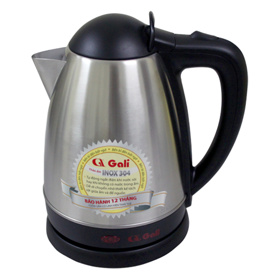 Bình Đun Siêu Tốc Gali GL-0018C – Bạc - Hàng Chính Hãng
