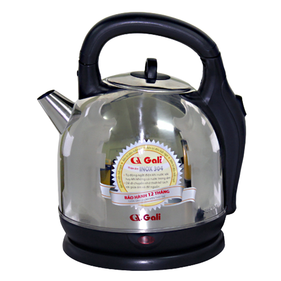 Ấm Đun Siêu Tốc Gali GL-0036 (3.6 lít) – Đen - Hàng Chính Hãng