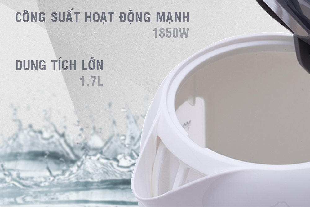 Bình Đun Siêu Tốc Smartcook KES-0695 - 1.7L - Hàng chính hãng