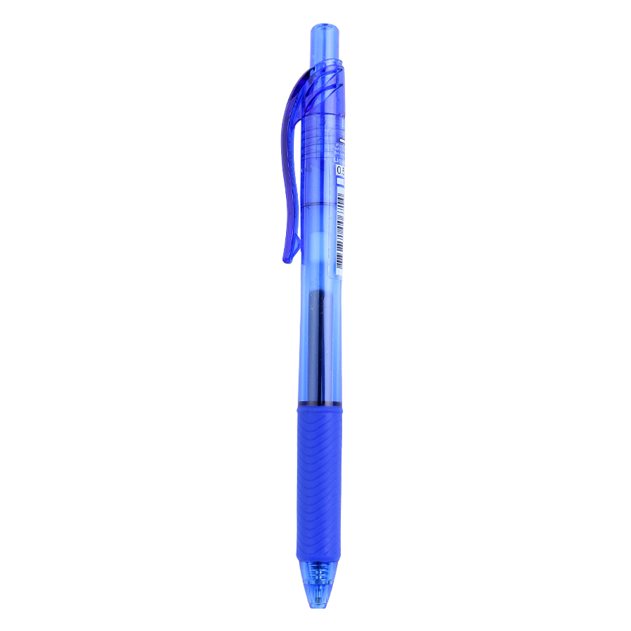 Bút Mực Gel Pentel Vỏ Trong Nhiều Màu BLN105 - Xanh Dương (0.5mm)