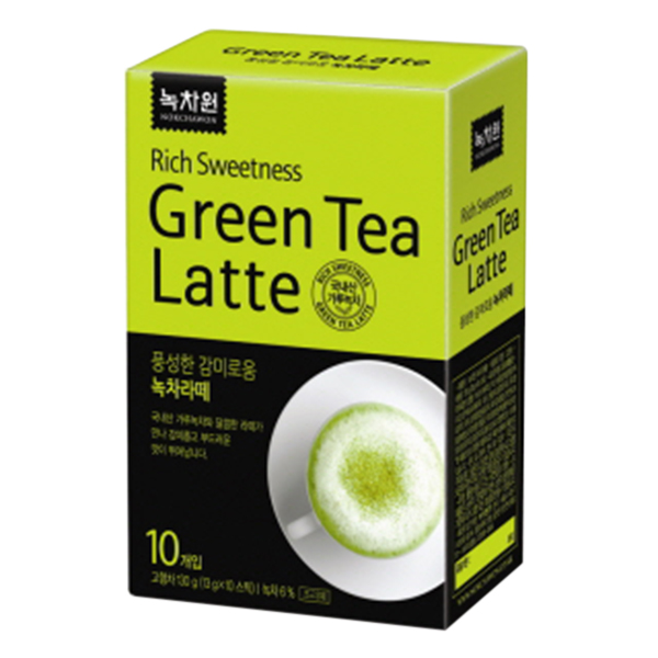 Hình ảnh Trà Xanh Sữa Nokchawon Green Tea Latte 130g