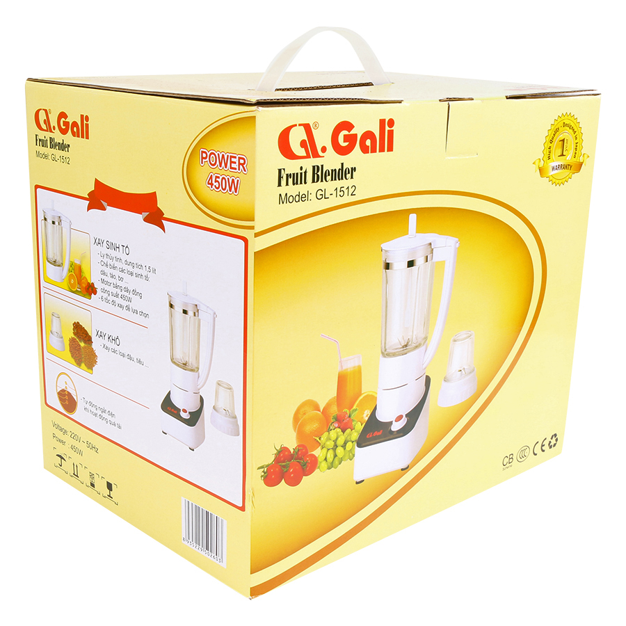 Máy Xay Sinh Tố Gali GL-1512 (450W) - Hàng chính hãng