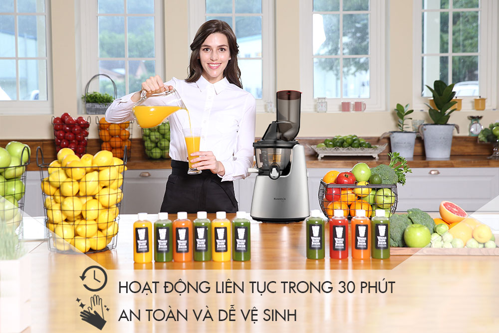 Máy Ép Trái Cây Kuvings C7000 (Bạc) - Hàng Chính Hãng