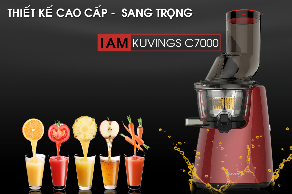 Máy Ép Trái Cây Kuvings C7000 (Đỏ)