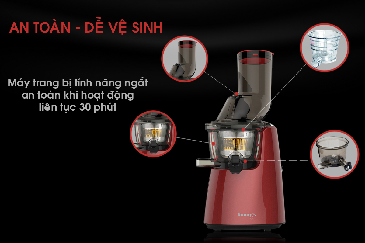 Máy Ép Trái Cây Kuvings C7000 (Đỏ)