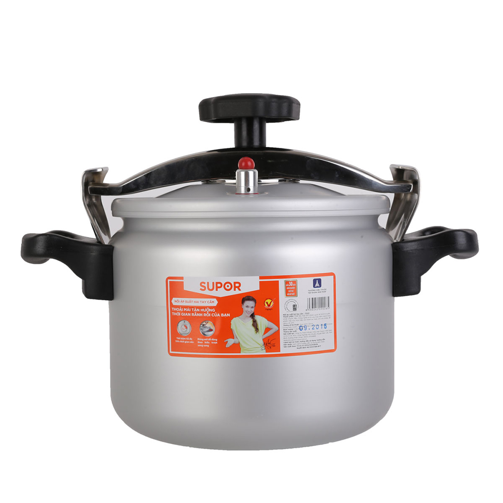 Nồi Áp Suất Hai Tay Cầm Oxy Hóa Mềm Supor 24cm (7.5L) - YG24