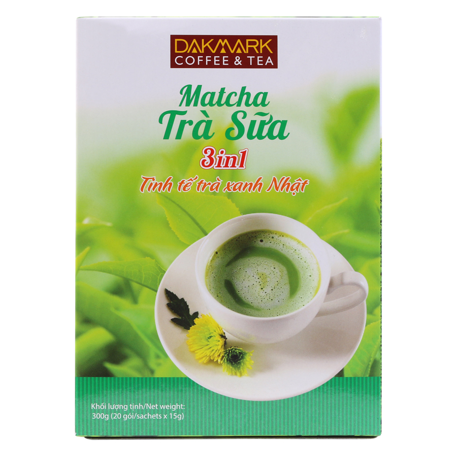 Trà Sữa Matcha DakMark (20 Gói x 15g)