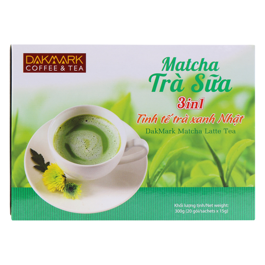 Trà Sữa Matcha DakMark (20 Gói x 15g)