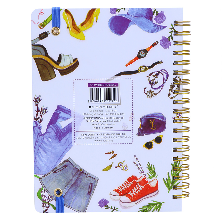 Sổ Lò Xo Lover Journal - The Fashion Lover