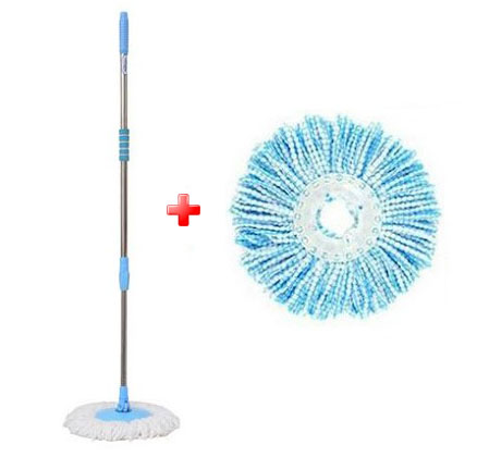 Cây Lau Nhà Fashion Mop Homeeasy + 1 Bông Lau