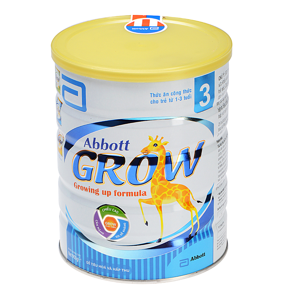 Sữa Bột Abbott Grow 3 cho trẻ từ 1- 2 tuổi (900g)