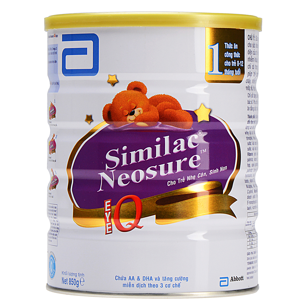 Sữa Bột Abbott Similac Neosure IQ SNVLA (850g)