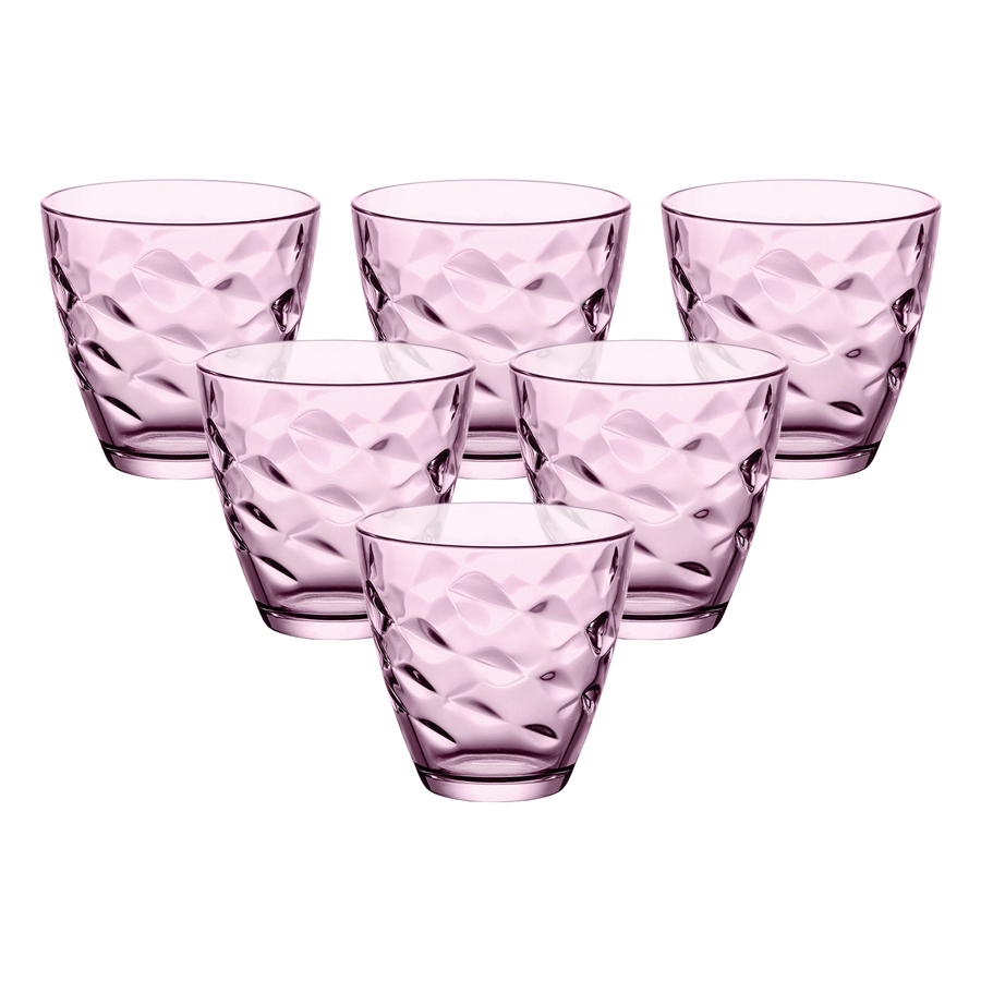Bộ 6 Ly Thủy Tinh Flora Bormioli Rocco 384410V42021990 - Tím