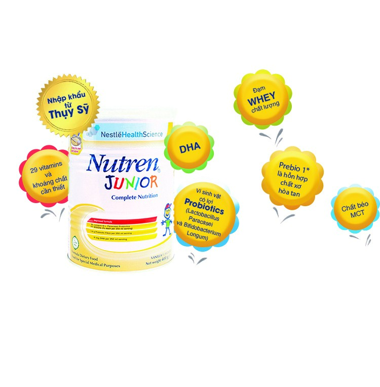 Sản Phẩm Dinh Dưỡng Nestle Nutren Junior (400g)