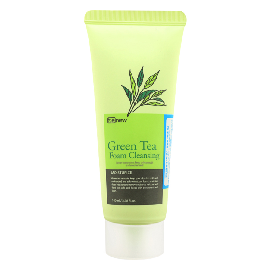 Sữa Rửa Mặt Tinh Chất Trà Xanh Benew Green Tea