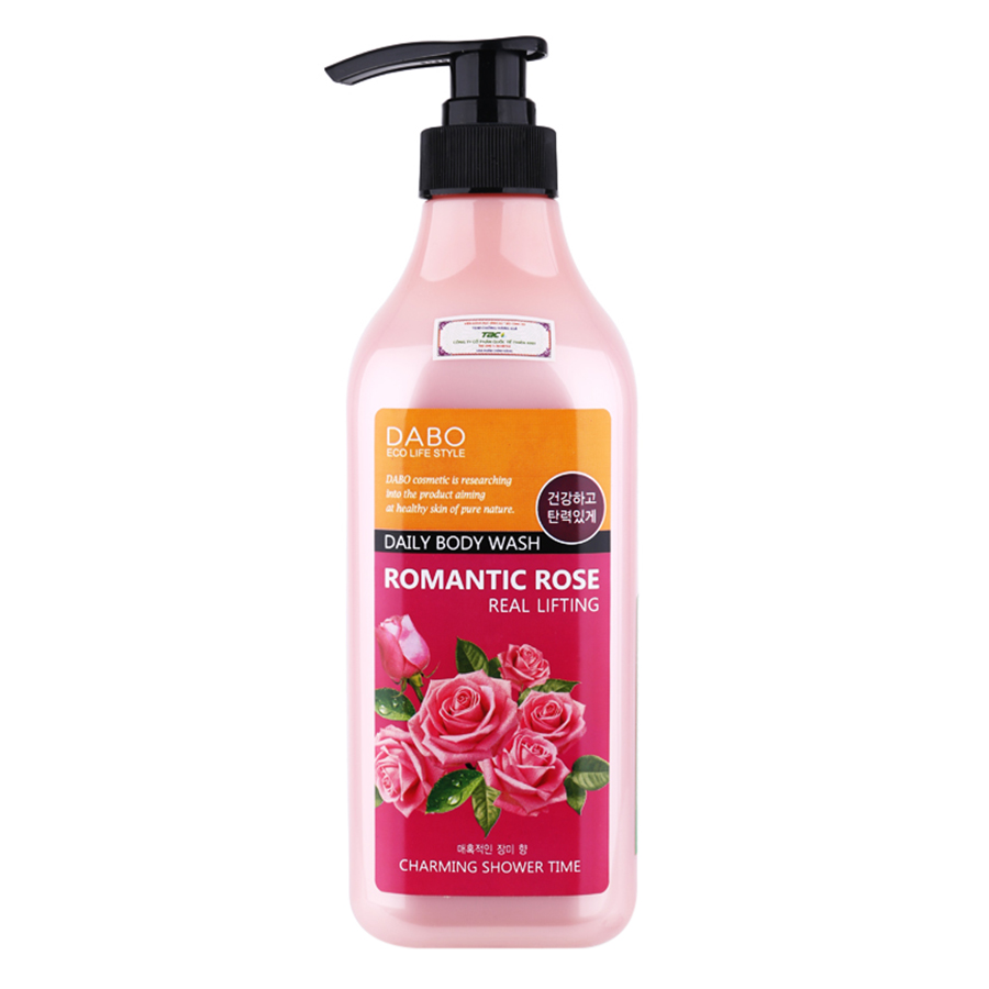 Sữa Tắm Trắng Mịn, Sạch Nhờn Hương Hoa Hồng Dabo Romantic Rose