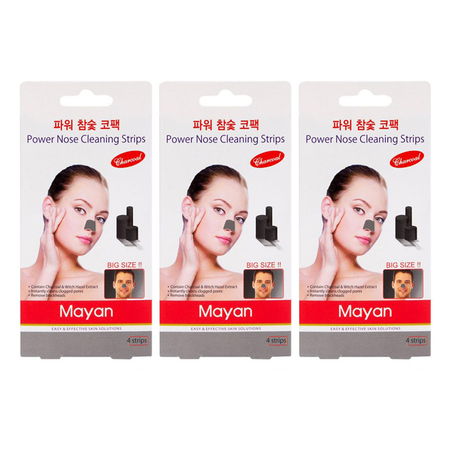 Combo 3 Lột Mụn Cám Mayan (Hộp 4 Miếng)