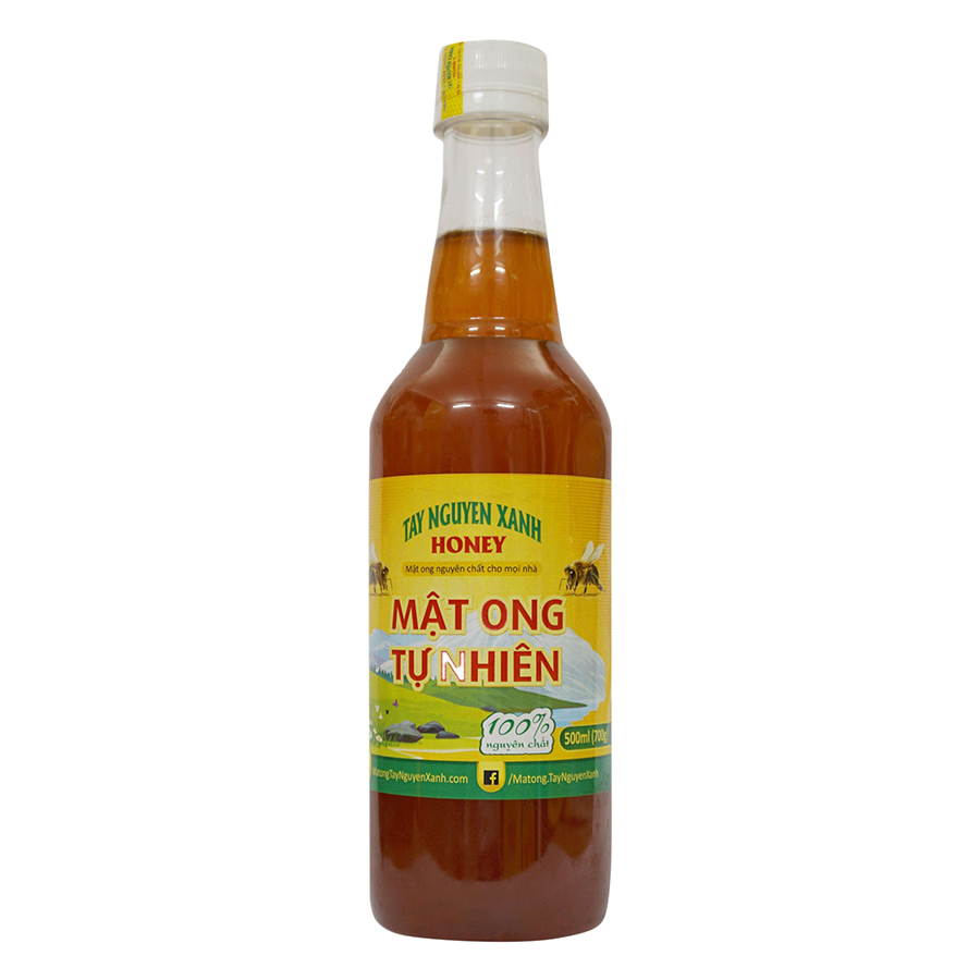 Mật Ong Tự Nhiên Tây Nguyên Xanh (500ml)