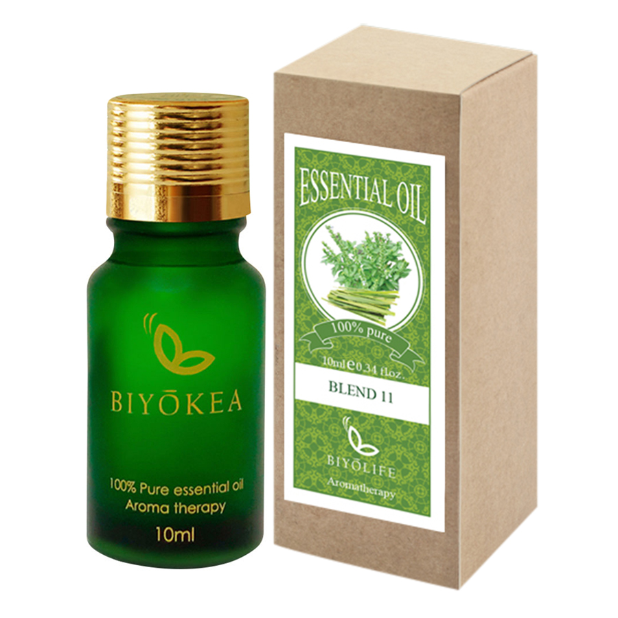 Tinh Dầu Hỗn Hợp Biyokea 11: Hương Nhu + Sả Hồng