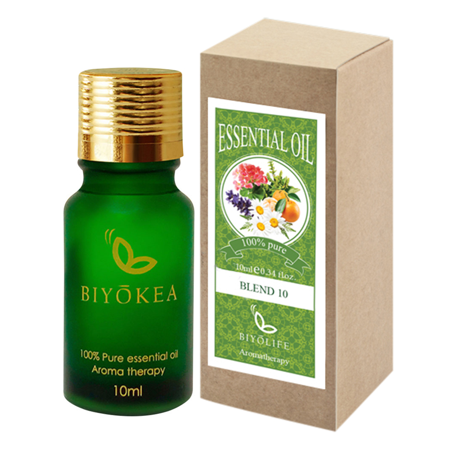 Tinh Dầu Hỗn Hợp Biyokea 10: Oải Hương + Phong Lữ + Hoắc Hương + Quýt + Cúc La Mã