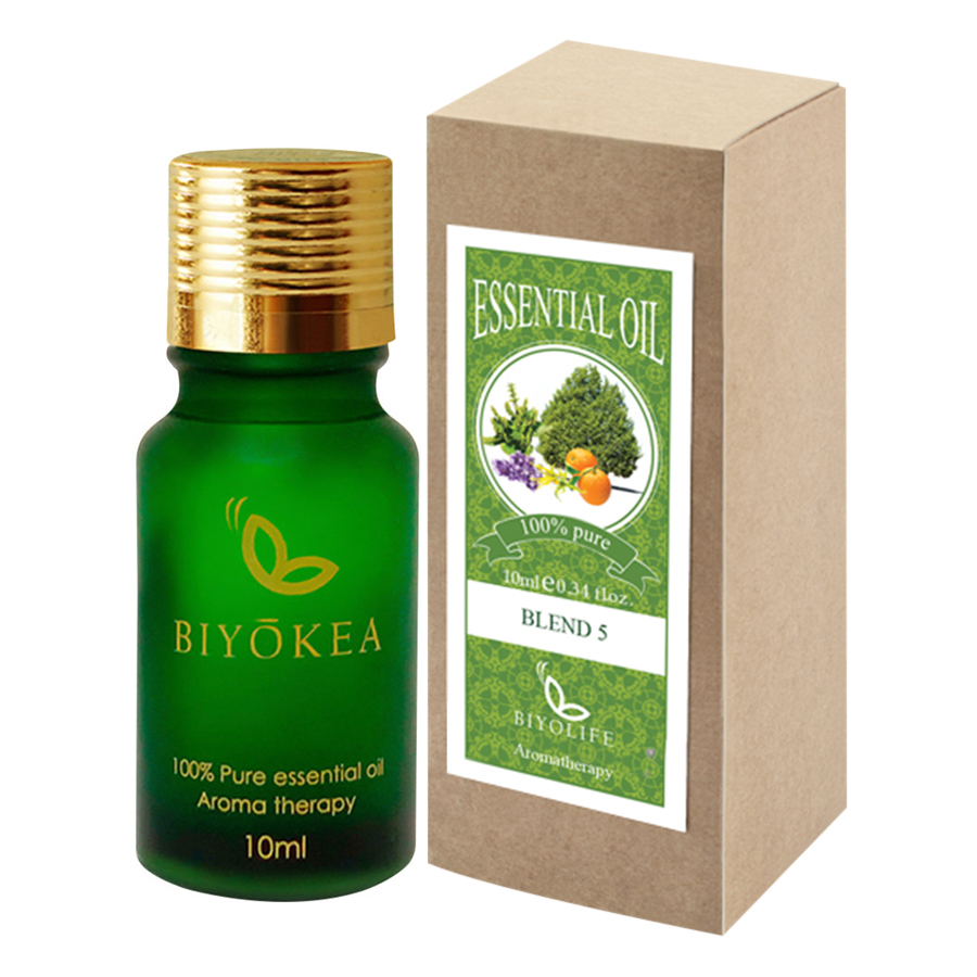Tinh Dầu Hỗn Hợp Biyokea 5: Ylang + Hoắc Hương + Cam + Hoàng Đàn + Oải Hương