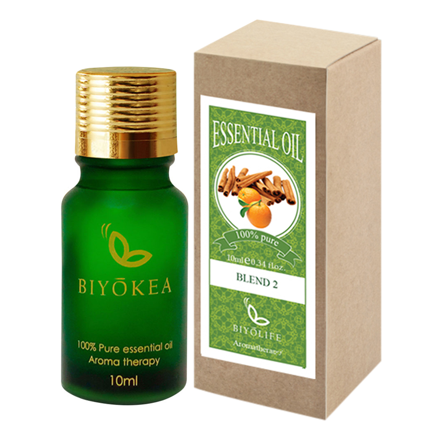 Tinh Dầu Hỗn Hợp Biyokea 2: Cam + Vỏ Quế (10ml)