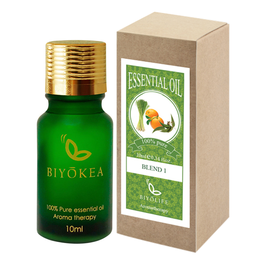 Tinh Dầu Hỗn Hợp Biyokea 1: Cam + Sả + Khuynh Diệp