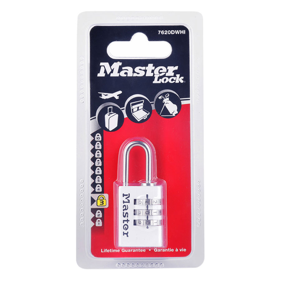 Khóa Móc Master Lock 7620 EURDWHI (20mm)