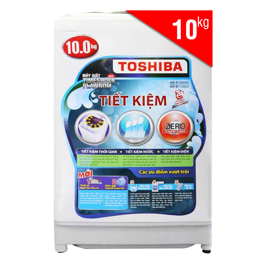 Máy Giặt Cửa Trên Toshiba AW-B1100GV (10.0 Kg) - Hàng Chính Hãng