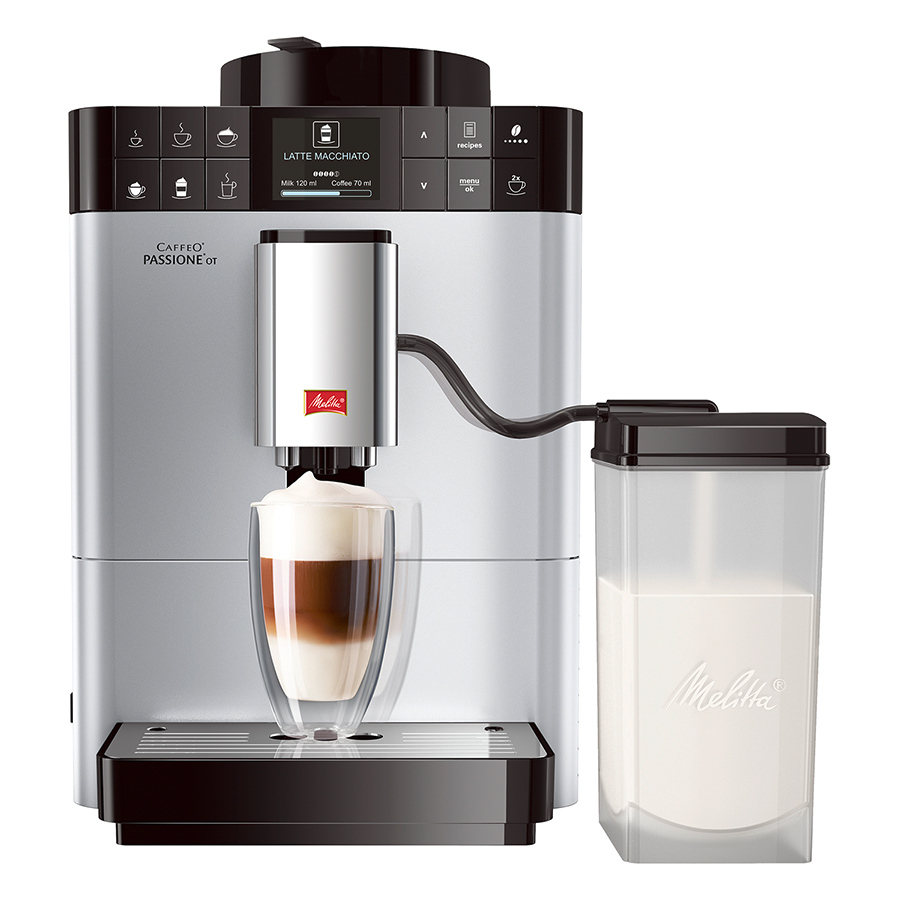 Máy Pha Cà Phê Melitta Đức -  Caffeo Passione OT Bạc - Hàng nhập khẩu