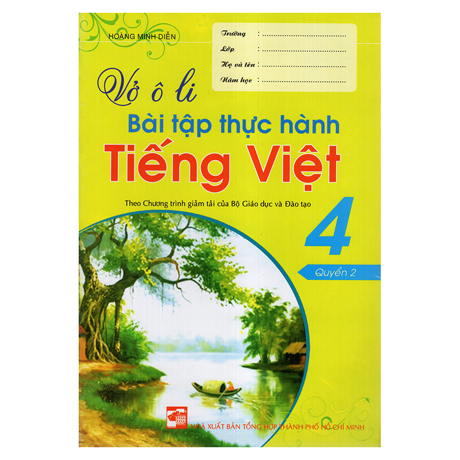 Vở Ô Li Bài Tập Thực Hành Tiếng Việt 4