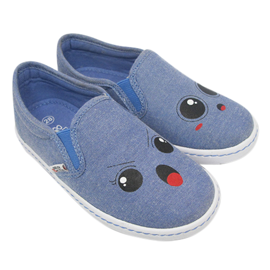 Giày Slip On Bé Gái D&A BG1704 - Xanh