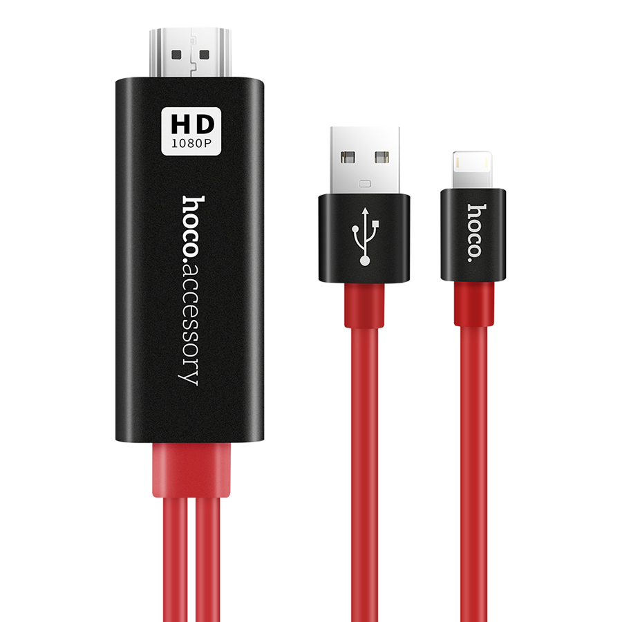 Cáp Kết Nối HDMI Cho iPhone / iPad Hoco 2M UA4 - Hàng chính hãng