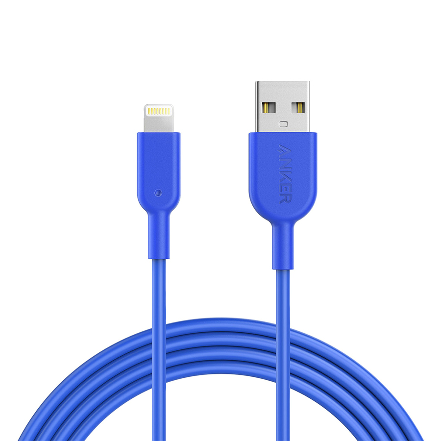 Dây Cáp Sạc Lightning Cho Iphone Anker Powerline Ii 1.8M - A8433 - Hàng Chính Hãng - A8433H31 Xanh Dương