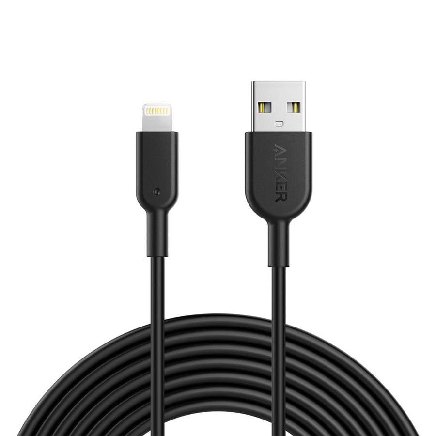 Cáp Lightning Anker Powerline II Dài 3m A8434