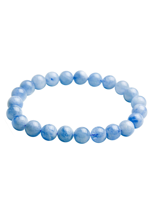 Vòng Tay Đá Giọt Nước Mắt Biển Cả Aquamarine Gembank G7 - Xanh Biển